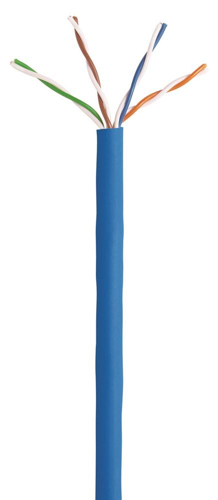 Halogène nul Cat6 Lan Cable, câble 0 de basse fumée d'UTP du chat 6 d'A.W.G. 4X2X23