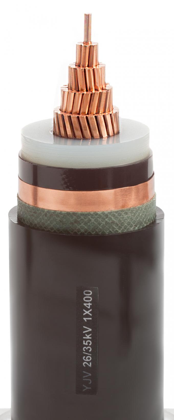 cables électriques moyens extérieurs de la tension 30kV pour les références 0 d'alimentation d'énergie