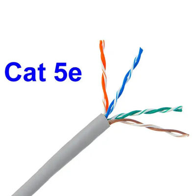 Bon prix Câble solide nu 0.5mm de l'en cuivre 23AWG UTP Cat5 pour la télécommunication en ligne