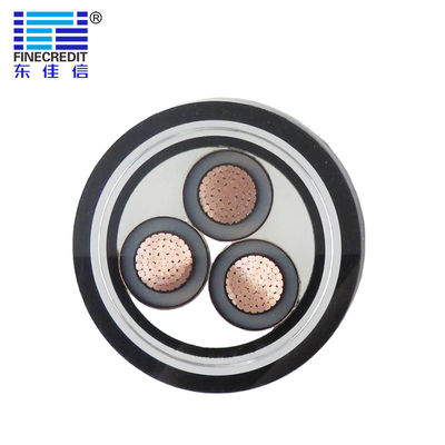 Bon prix Le noyau moyen XLPE d'en cuivre de cable électrique de tension de YJV22 8.7/15KV a isolé en ligne